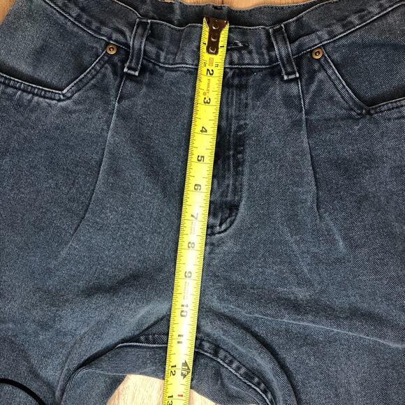 VTG LL bean Jeans Womens 10‎ Blue Double L Relaxed Fit High Rise Tapered Leg Y2K - Picture 8 of 10